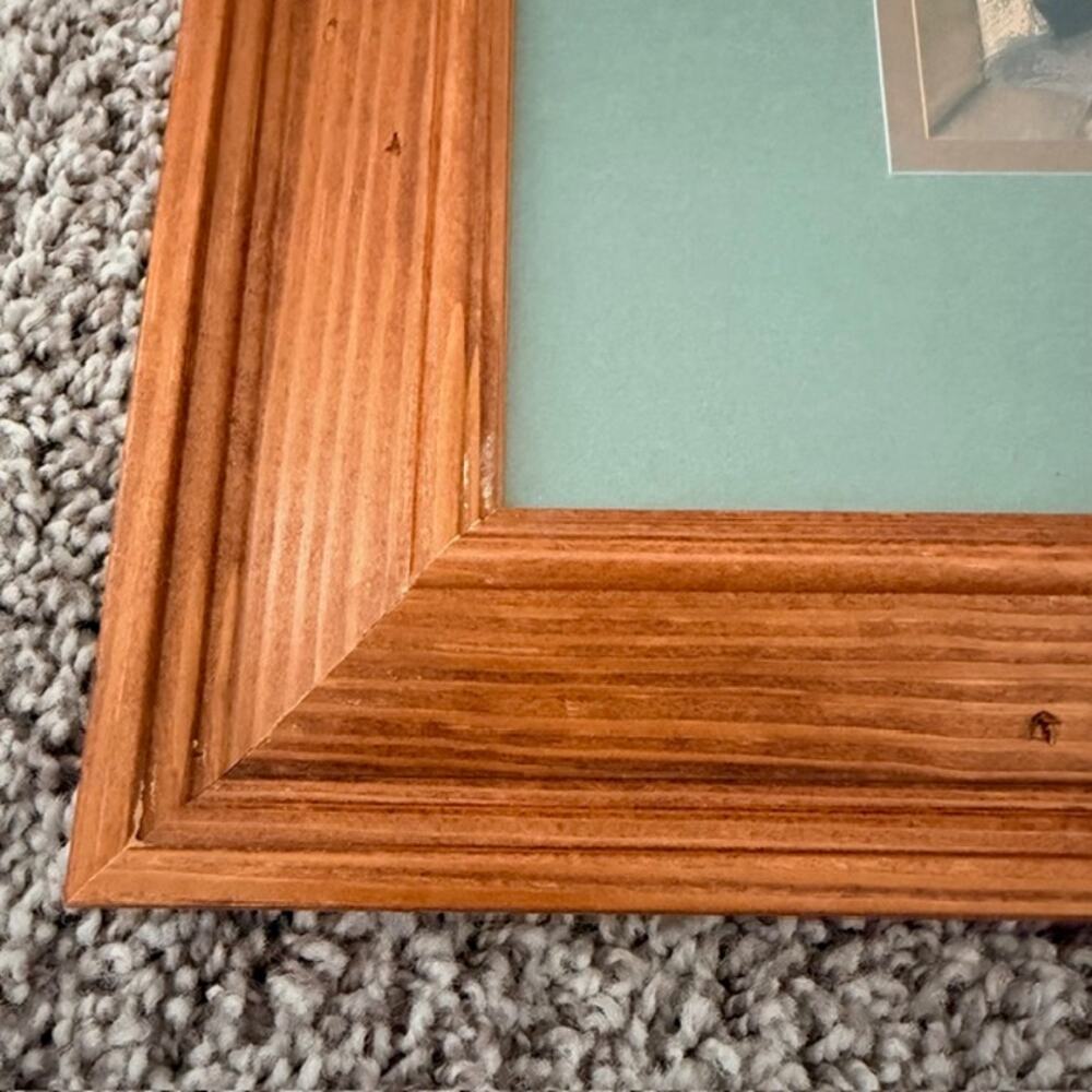 Southwest Artist D Madaras Artwork Framed & Matted Print Pine Forest Cabin Scene - Picture 7 of 11